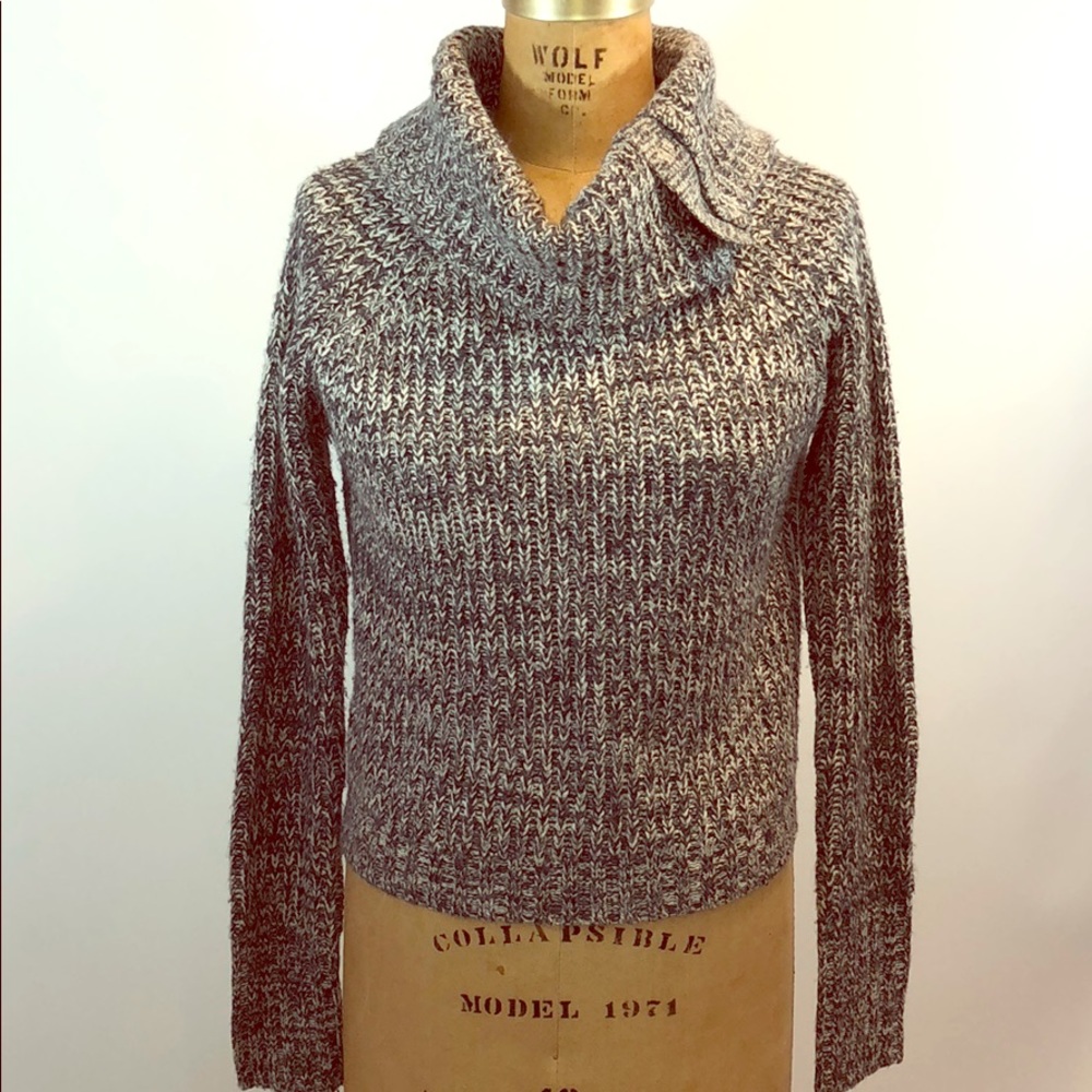 Skaist Taylor Black White Knit Sweater Medium M